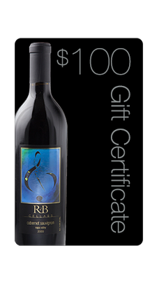 $100 R&B Cellars Gift Certificate