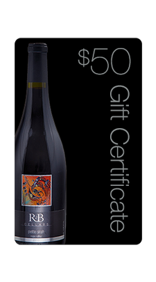 $50 R&B Cellars Gift Certificate