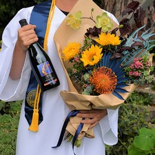 Celebratory Bouquet & Bubbly
